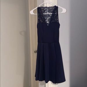 Lacey Navy blue dress